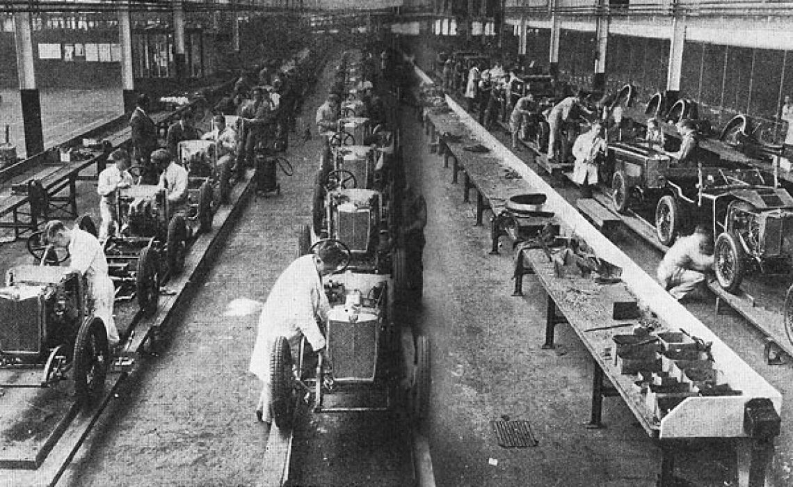 Oldsmobile Assembly Line Production