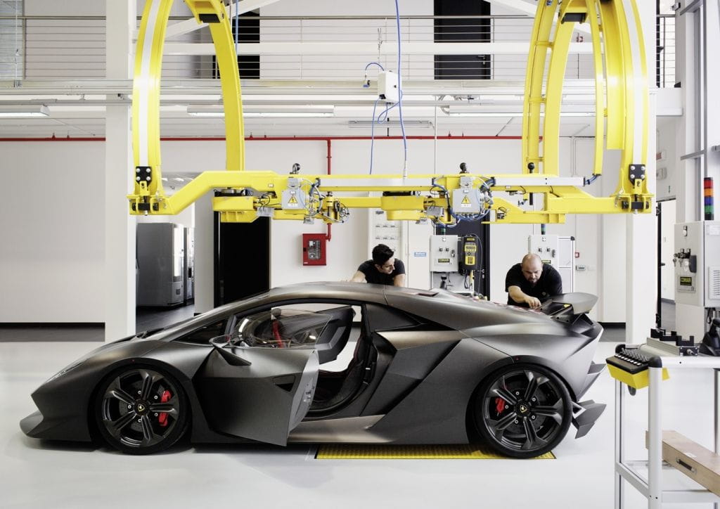Lamborghini Sesto Elemento Manufacturing